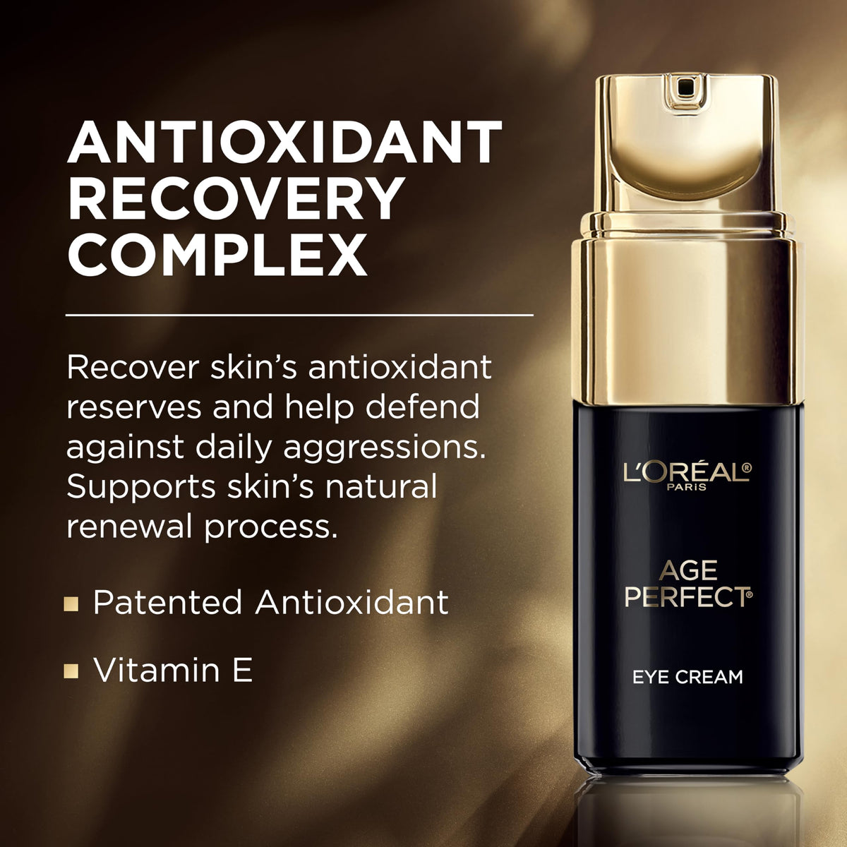 L'Oreal Paris tube and cap close-up highlighting precise dispenser