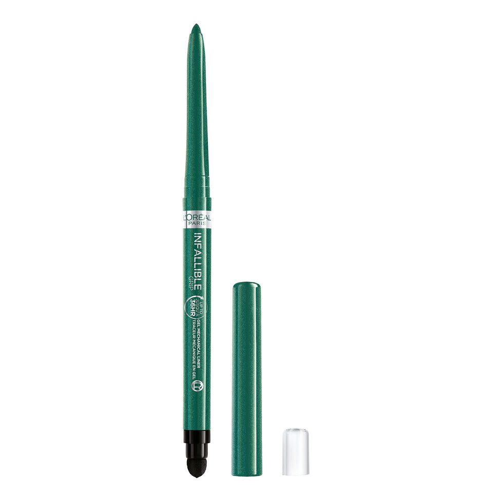 L'Oreal Paris eyeliner front packaging showing color and benefits
