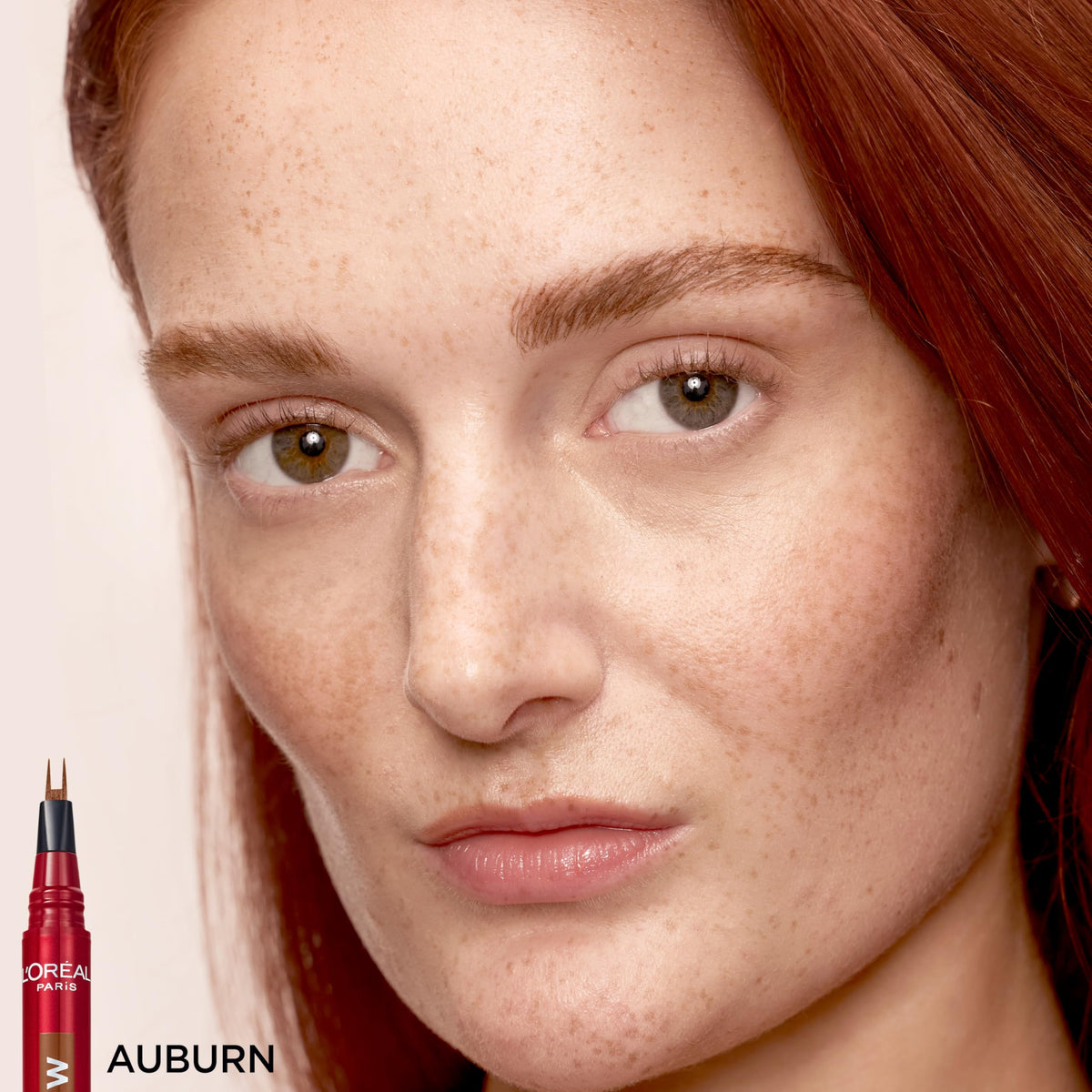 L'Oreal Paris Faux Brow in a makeup bag for travel-friendly convenience