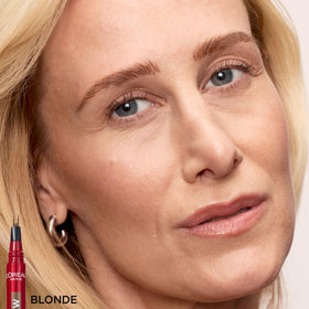 L'Oreal Paris spoolie blend detail showing softening of strokes for a natural finish