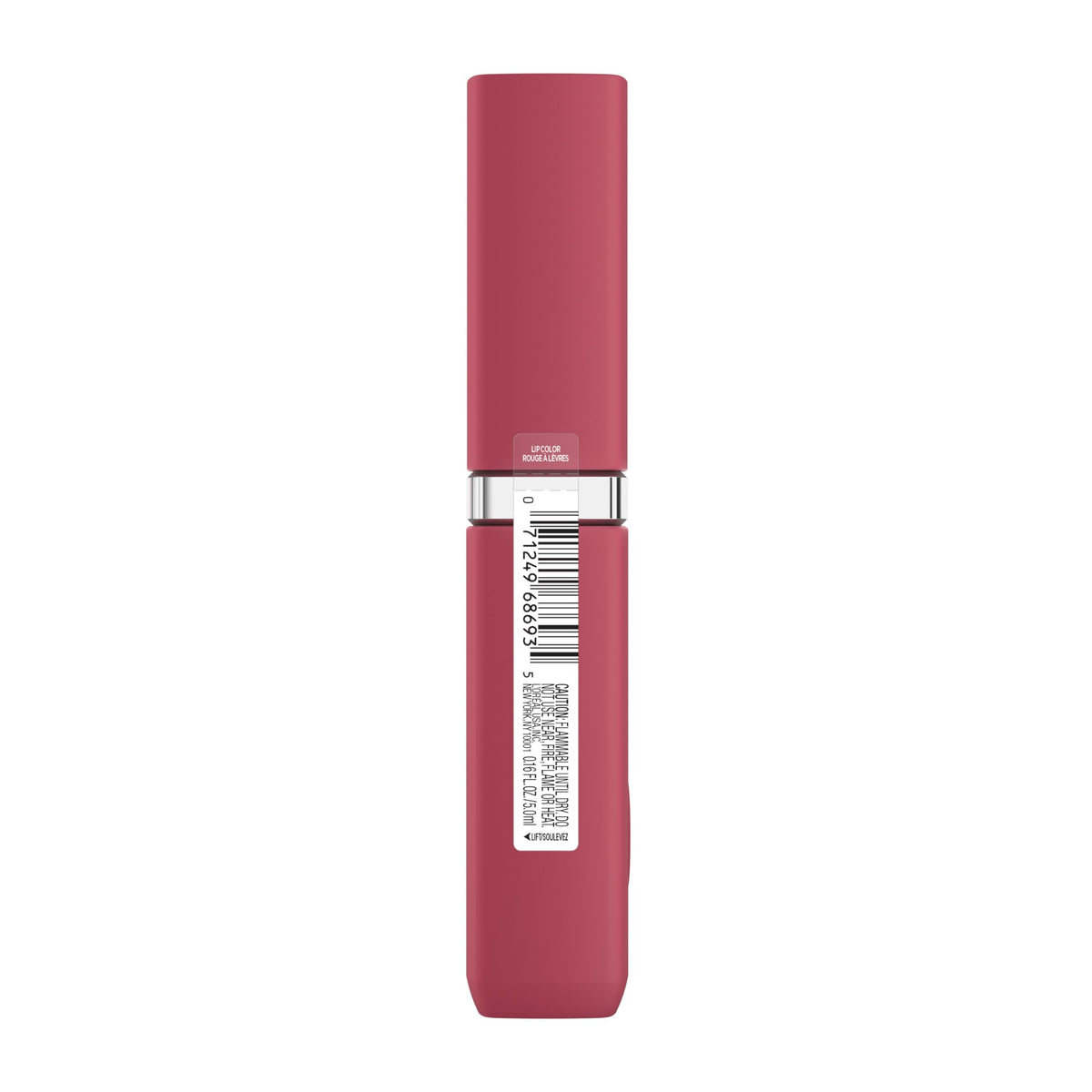 L'Oreal Paris lipstick worn by model showing First Love 660 creating bold matte look