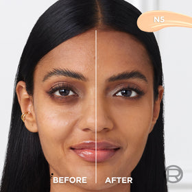 L'Oreal Paris flat-tip iron applicator close-up for precise one-swipe coverage