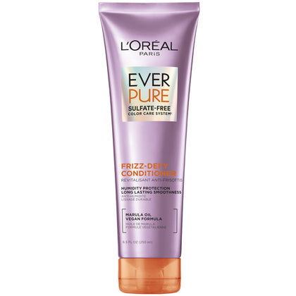 L'Oreal Paris front packaging showing bottle and branding, clear benefit visible