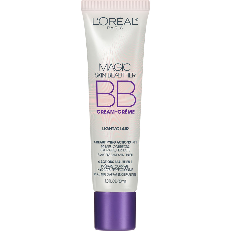 L'Oreal Paris front packaging showing BB cream tube and label benefits