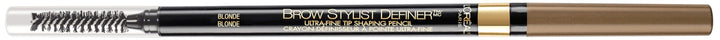 L'Oreal Paris front packaging showing twin eyebrow pencils and benefits