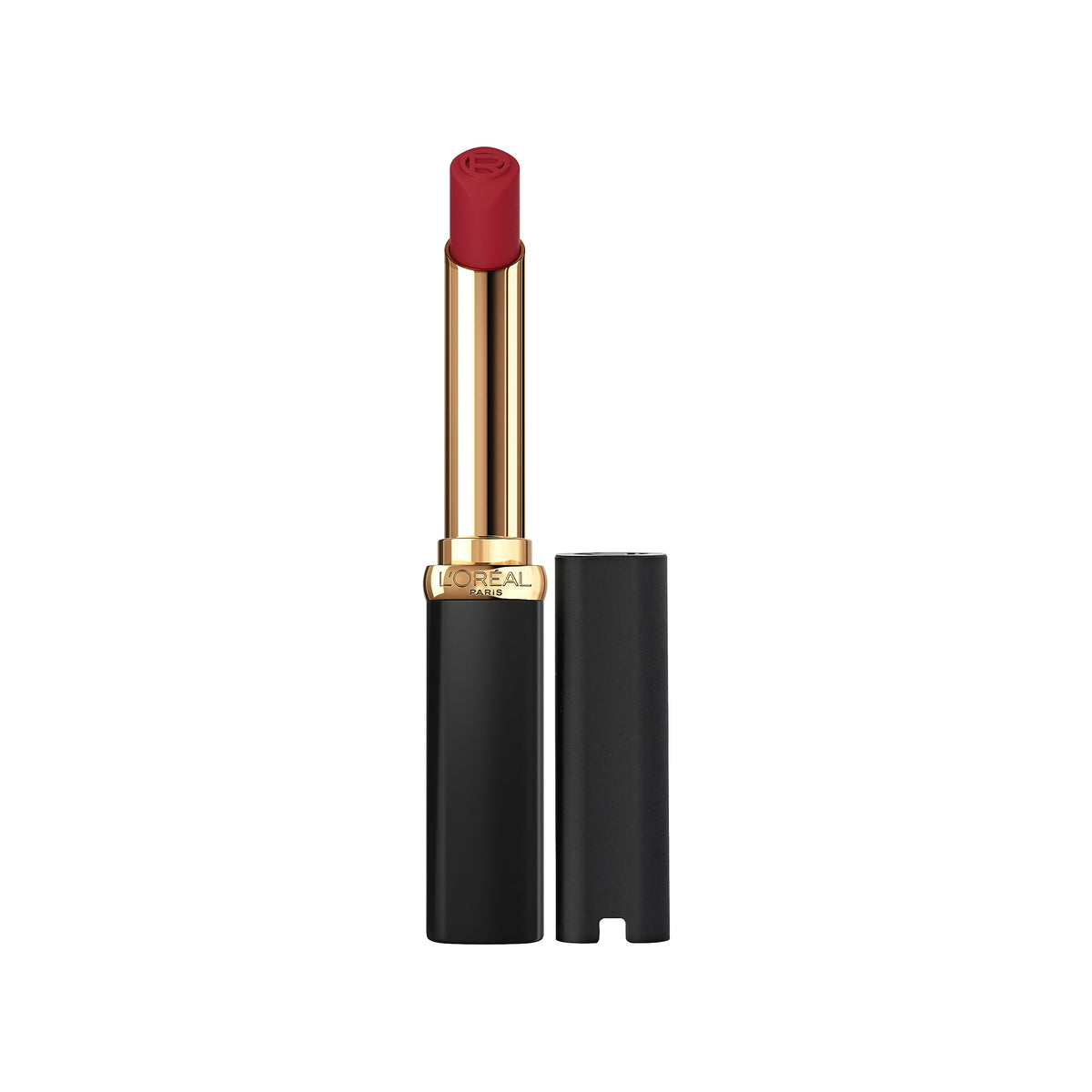 L'Oreal Paris front packaging showing slim bullet and shade for easy selection
