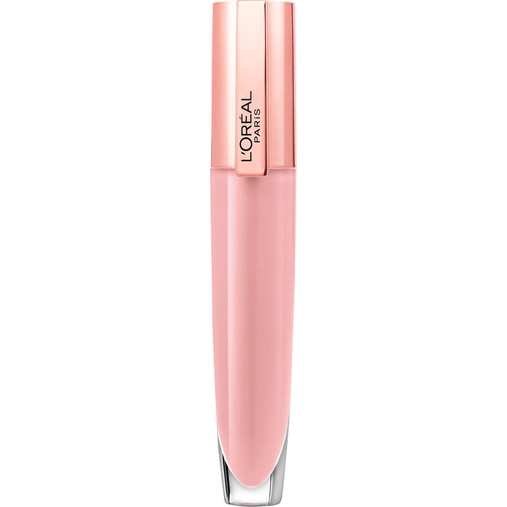 L'Oreal Paris front packaging shows pristine pink hydrating gloss, easy selection