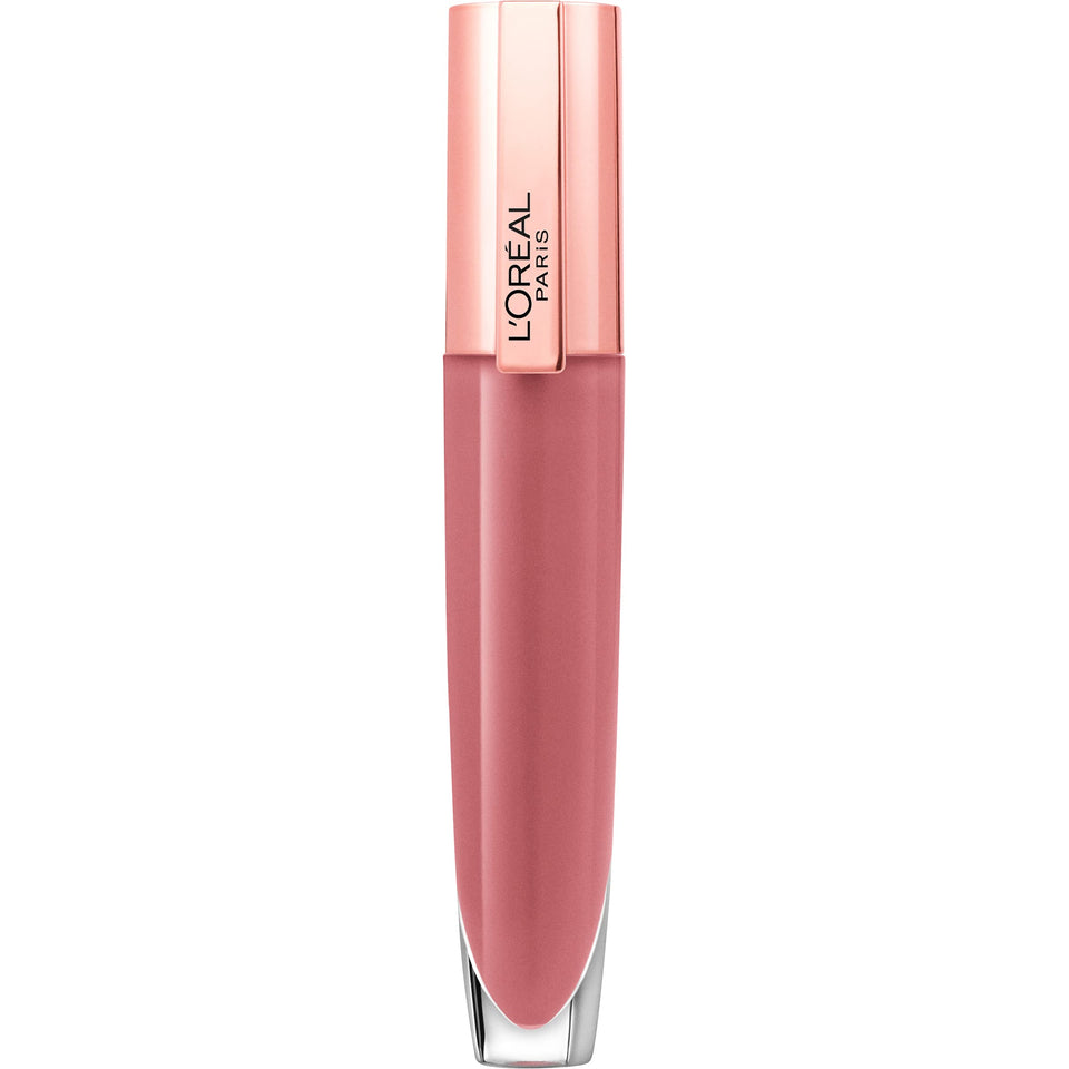 L'Oreal Paris front tube showing sleek packaging and dewy finish benefit