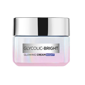 L'Oreal Paris jar front view showing compact brightening night cream
