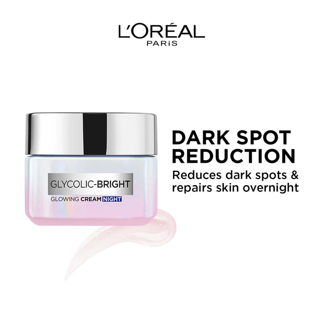 L'Oreal Paris close-up cream texture highlighting smooth application benefit