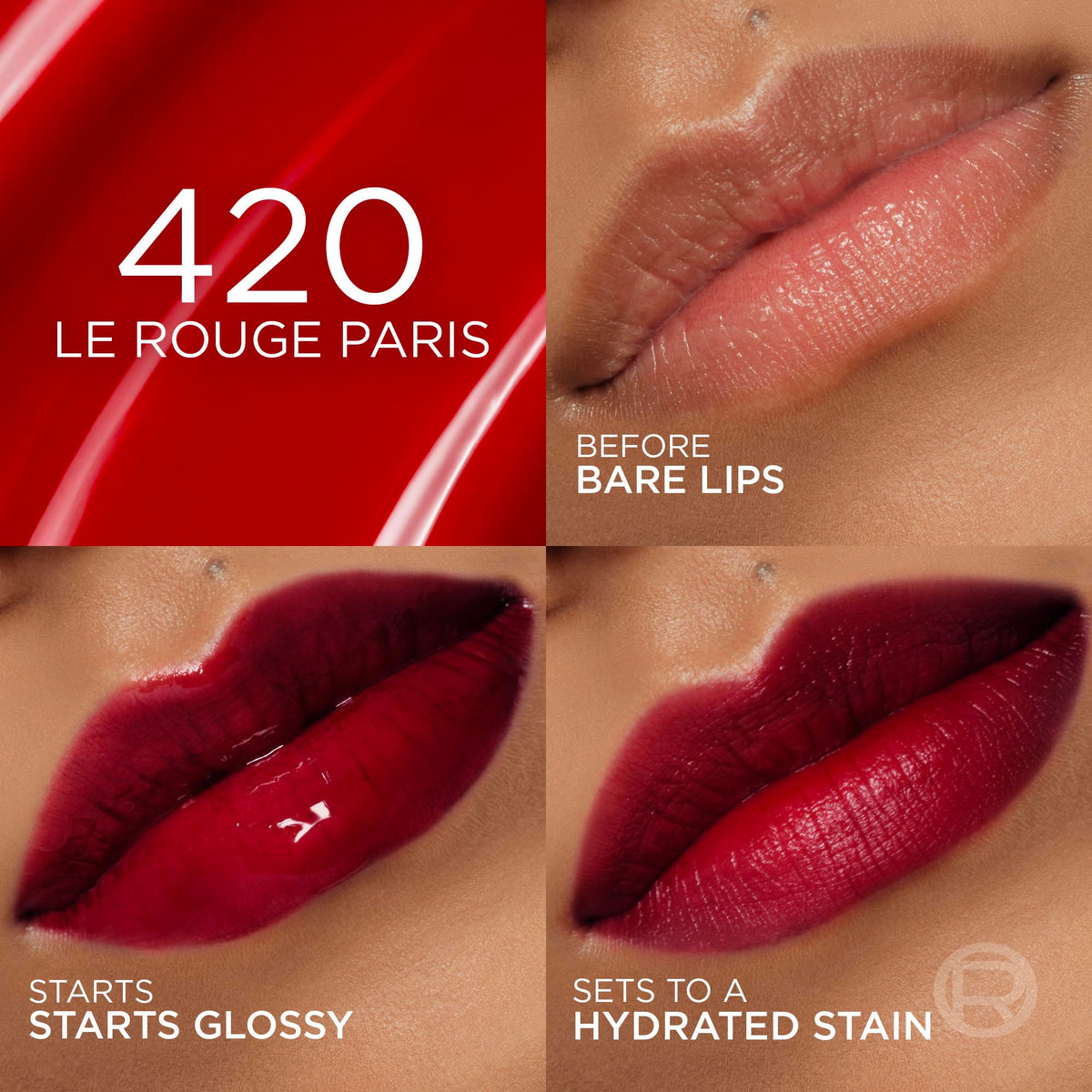 L'Oreal Paris hyaluron tint applicator close-up for precise application