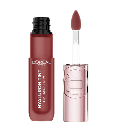 L'Oreal Paris front packaging of Hyaluron Tint 521 Bordeaux shows shade and benefit