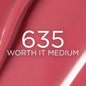 Close-up of L'Oreal Paris hyaluron tint label detail indicating shade name and ingredients