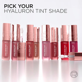 L'Oreal Paris hyaluron tint held in hand to show product scale