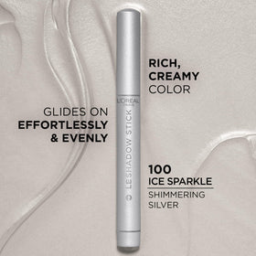 L'Oreal Paris stick tip close-up showing creamy texture for easy glide