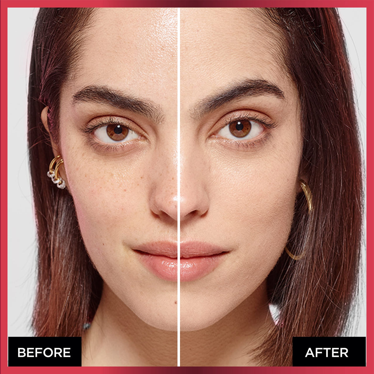 L'Oreal Paris application sponge pressed into powder for buildable coverage