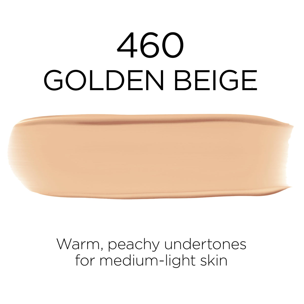 L'Oreal Paris application with sponge shows buildable, streak-free result