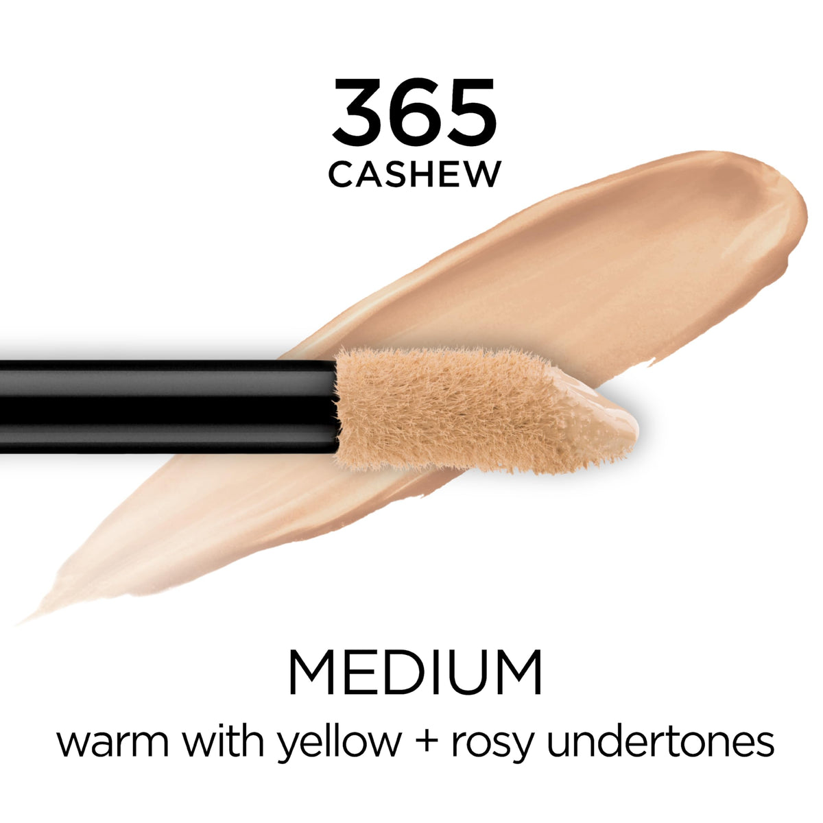 L'Oreal Paris extra-large applicator close-up for quick, high-coverage application in one stroke