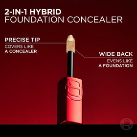 L'Oreal Paris applying product on cheek for smooth coverage
