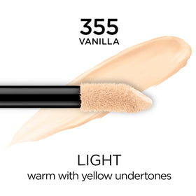 L'Oreal Paris concealer close-up applicator delivering precise, full-coverage placement