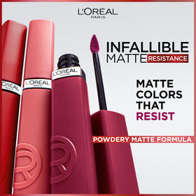 L'Oreal Paris applicator close-up demonstrating precise tip for exact lip application
