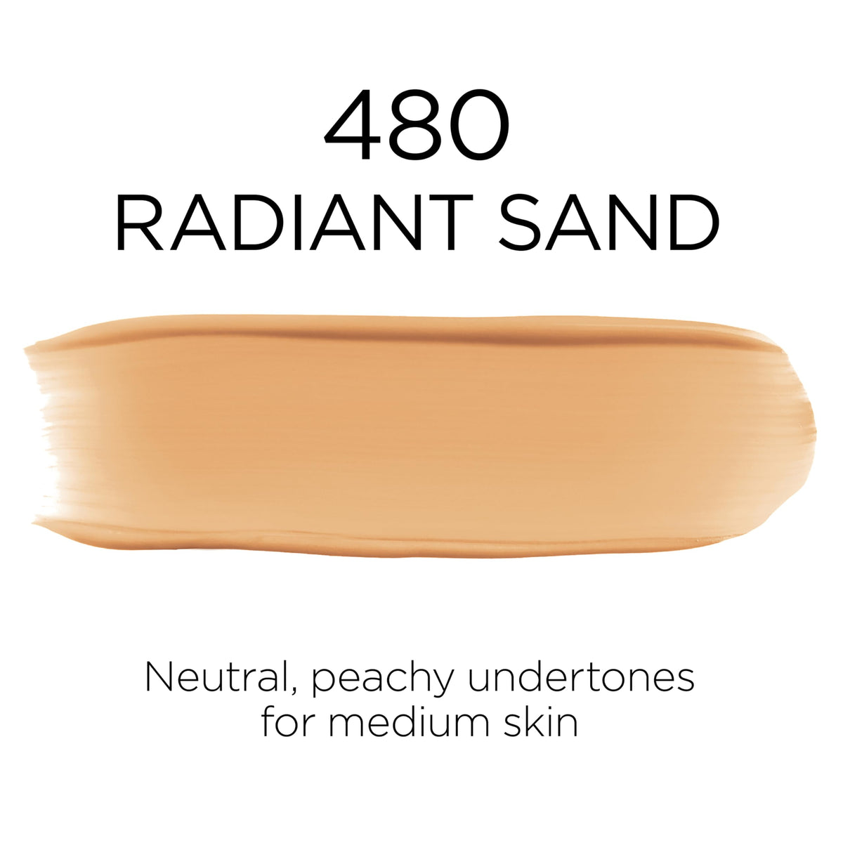 L'Oreal Paris foundation on spatula illustrating smooth blending benefit
