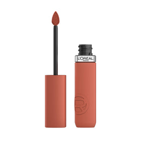 L'Oreal Paris front packaging showing shade Snooze Your Alarm 115 and benefit long wear