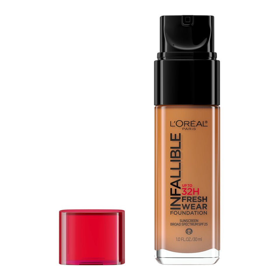 L'Oreal Paris bottle front packaging showing product and shade for quick selection