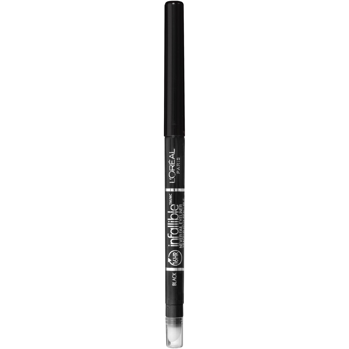 L'Oreal Paris front packaging showing product and bold black liner benefit