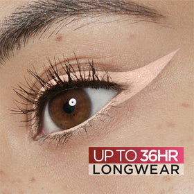 L'Oreal Paris pencil tip close-up demonstrating smooth glide and precise application