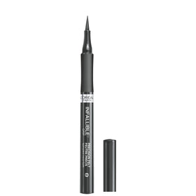 L'Oreal Paris Infallible Grip front view showing slim grey liner and cap for quick identification