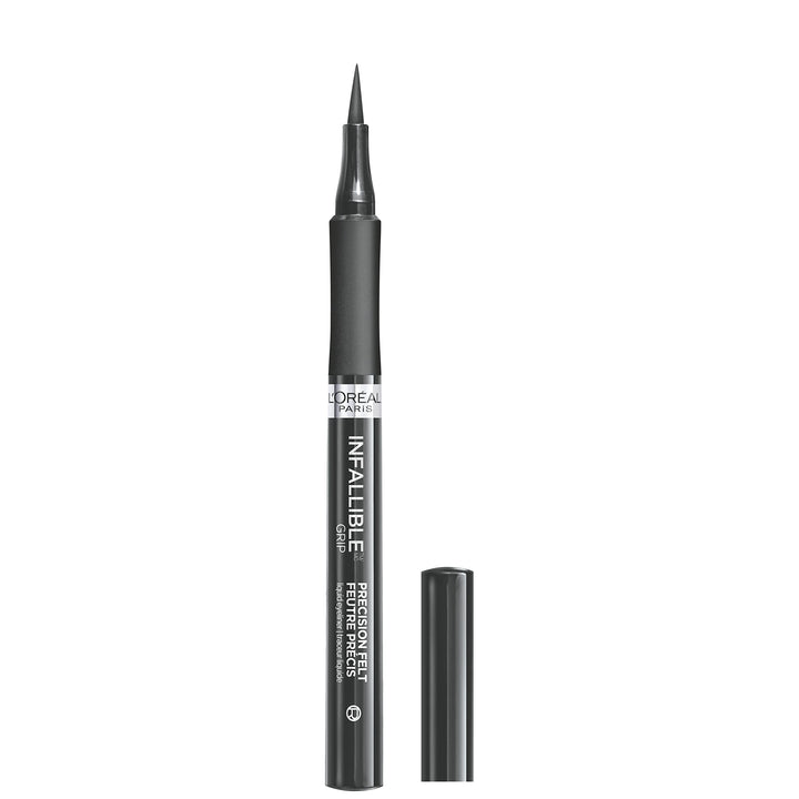 L'Oreal Paris Infallible Grip front view showing slim grey liner and cap for quick identification