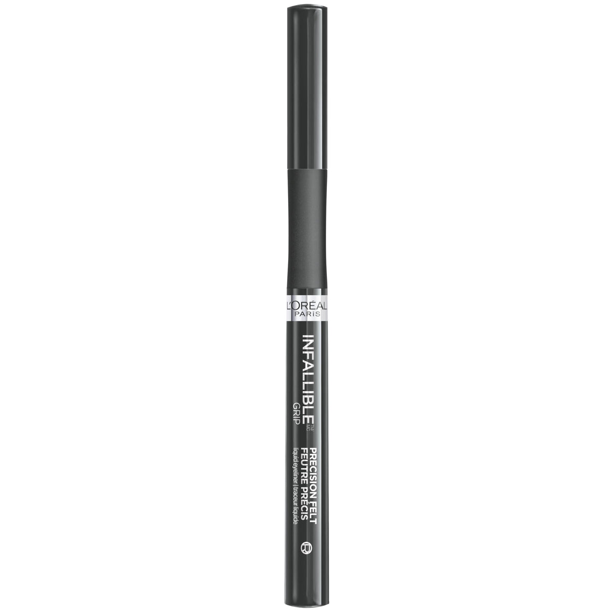 L'Oreal Paris Infallible Grip on a vanity with brushes illustrating daily use and styling convenience