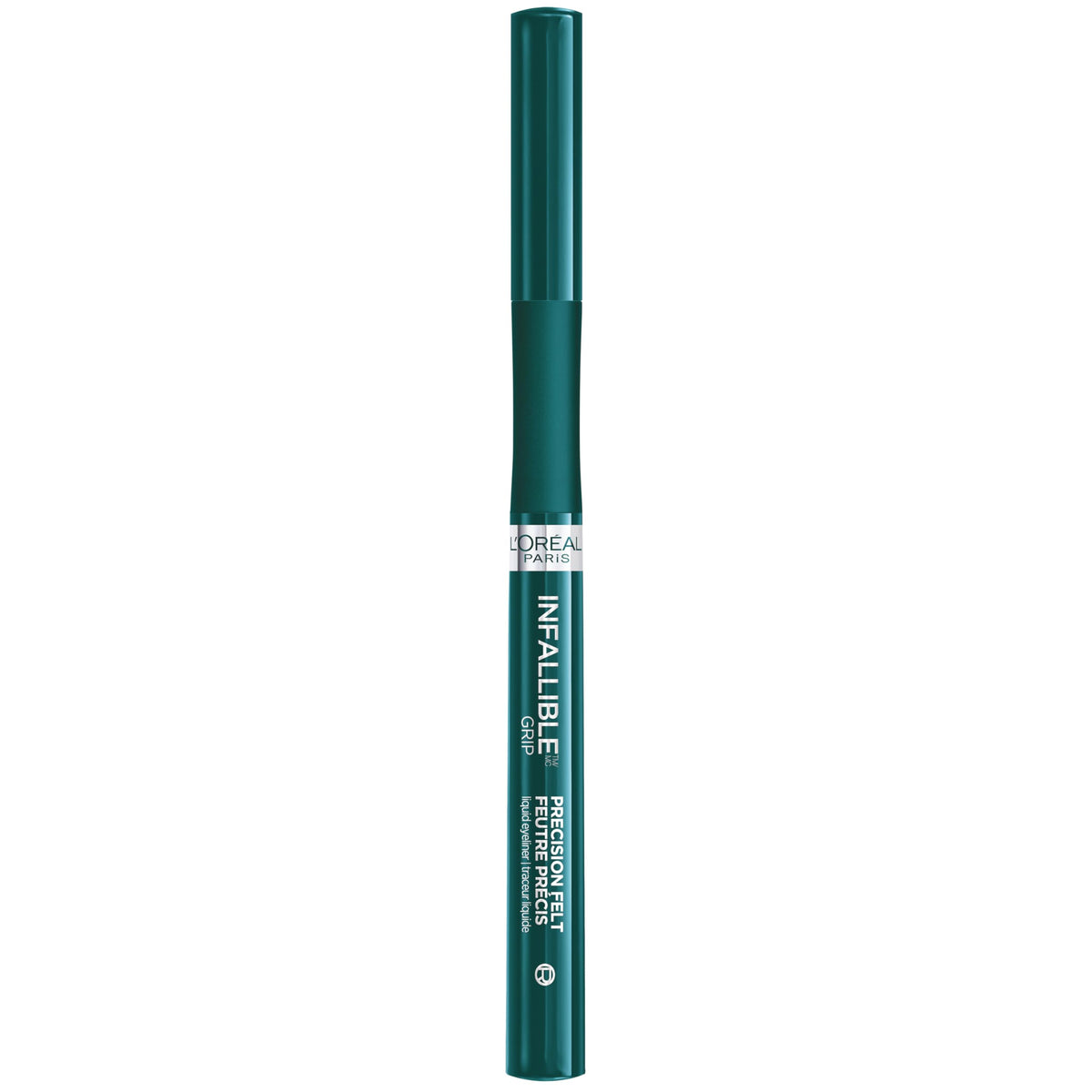 L'Oreal Paris worn on eye demonstrating longwear, smudge-resistant finish
