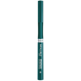 L'Oreal Paris worn on eye demonstrating longwear, smudge-resistant finish