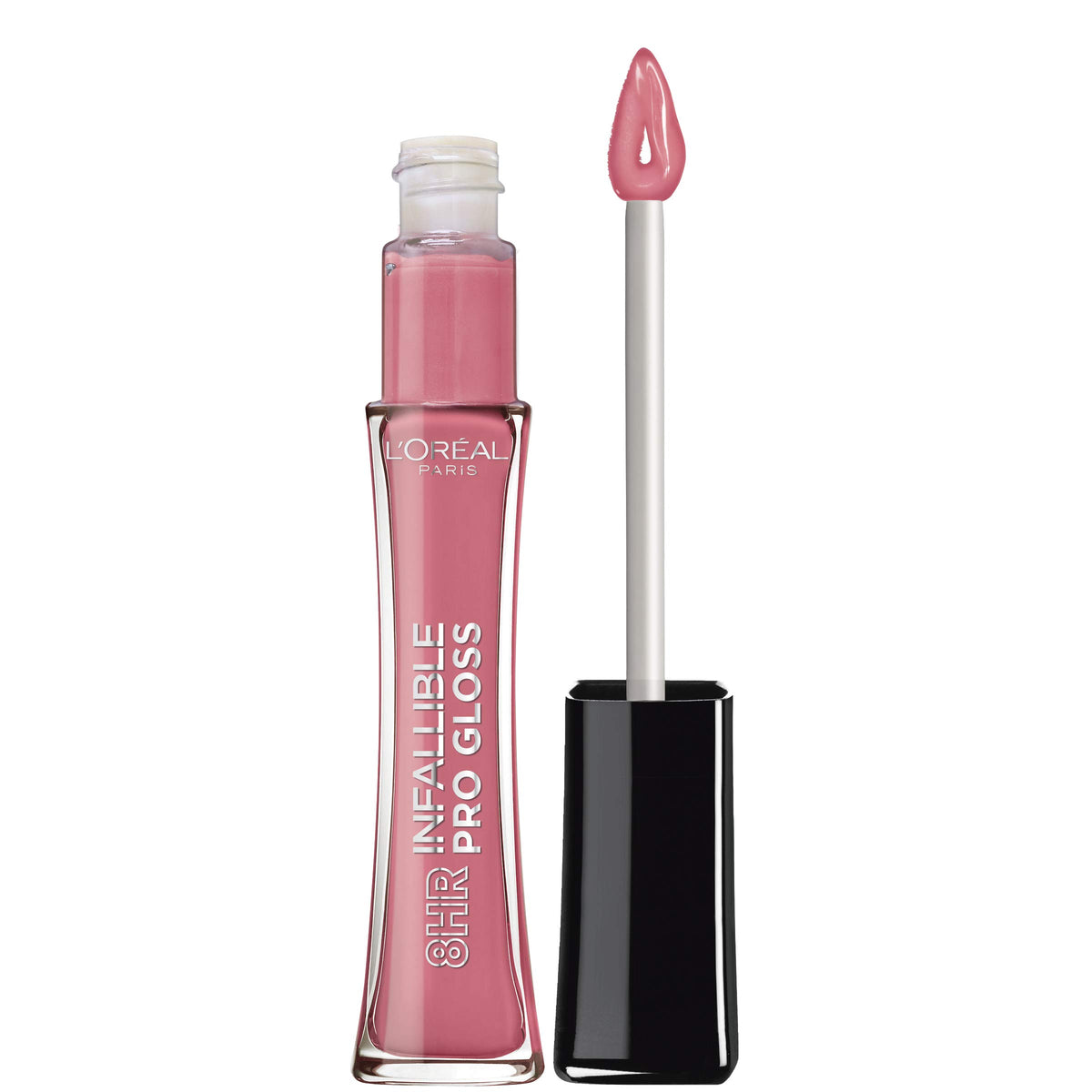 L'Oreal Paris front packaging showing Nightfall Rose for lasting high-shine