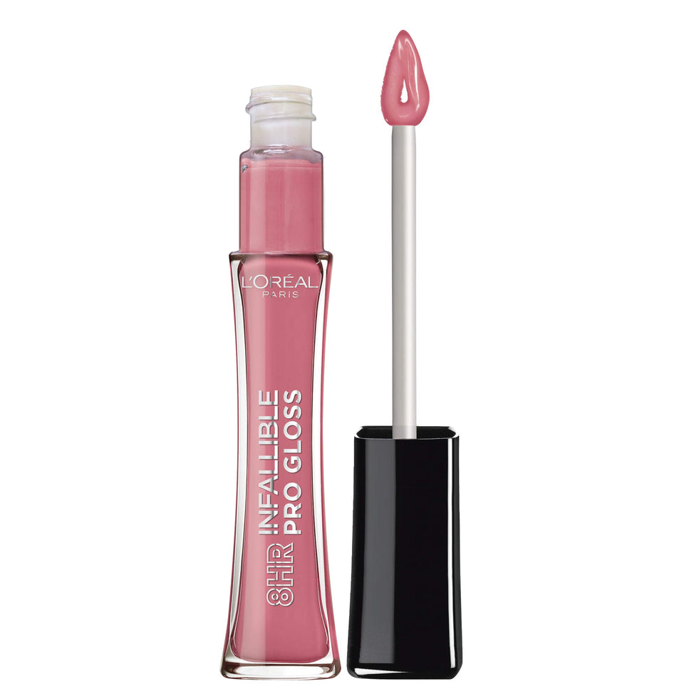 L'Oreal Paris front packaging showing Nightfall Rose for lasting high-shine