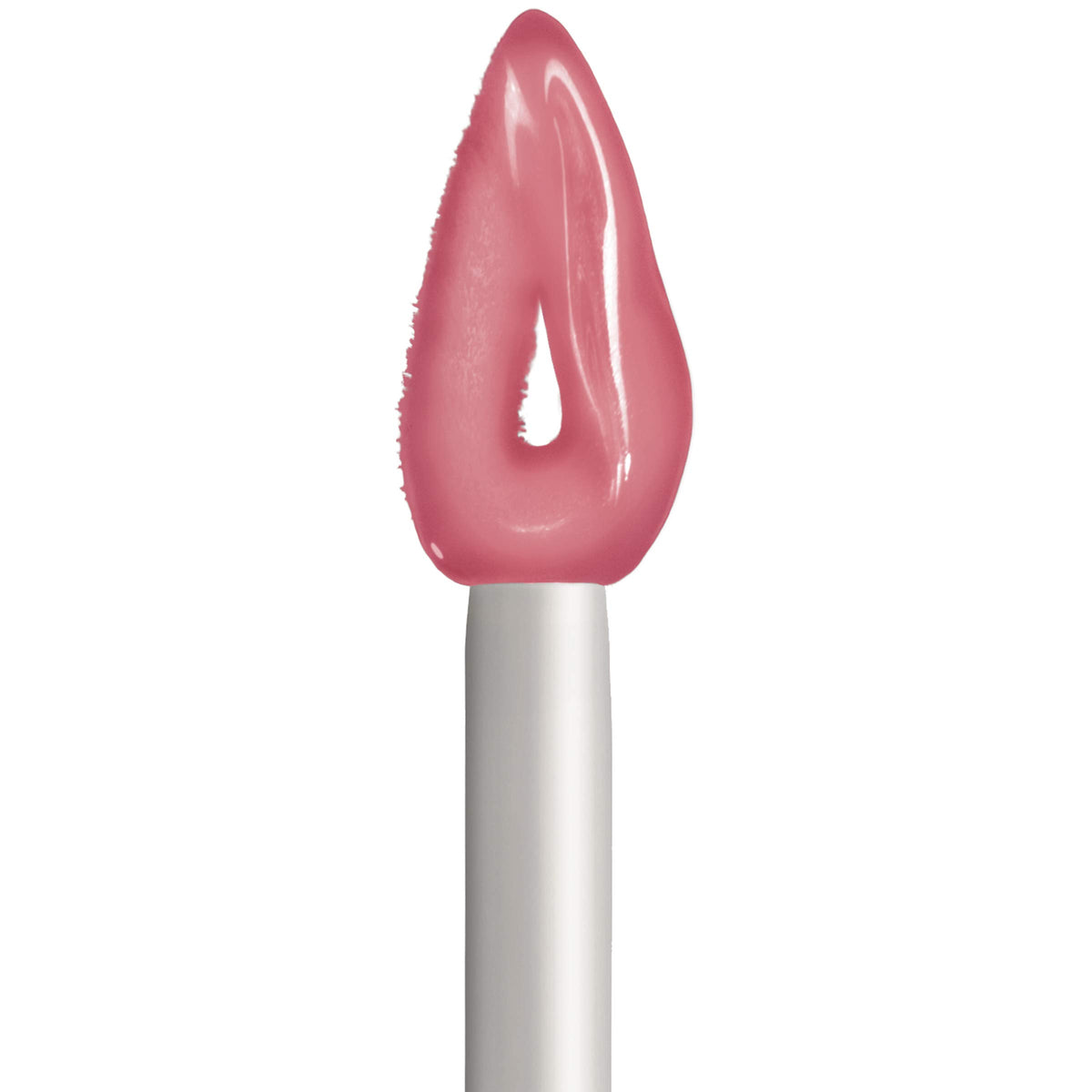 L'Oreal Paris swatches on arm and model wearing gloss for vibrant finish