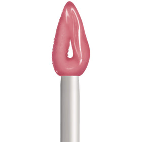L'Oreal Paris swatches on arm and model wearing gloss for vibrant finish