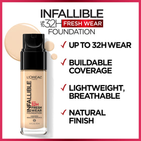 L'Oreal Paris texture close-up pouring thin liquid to show lightweight consistency