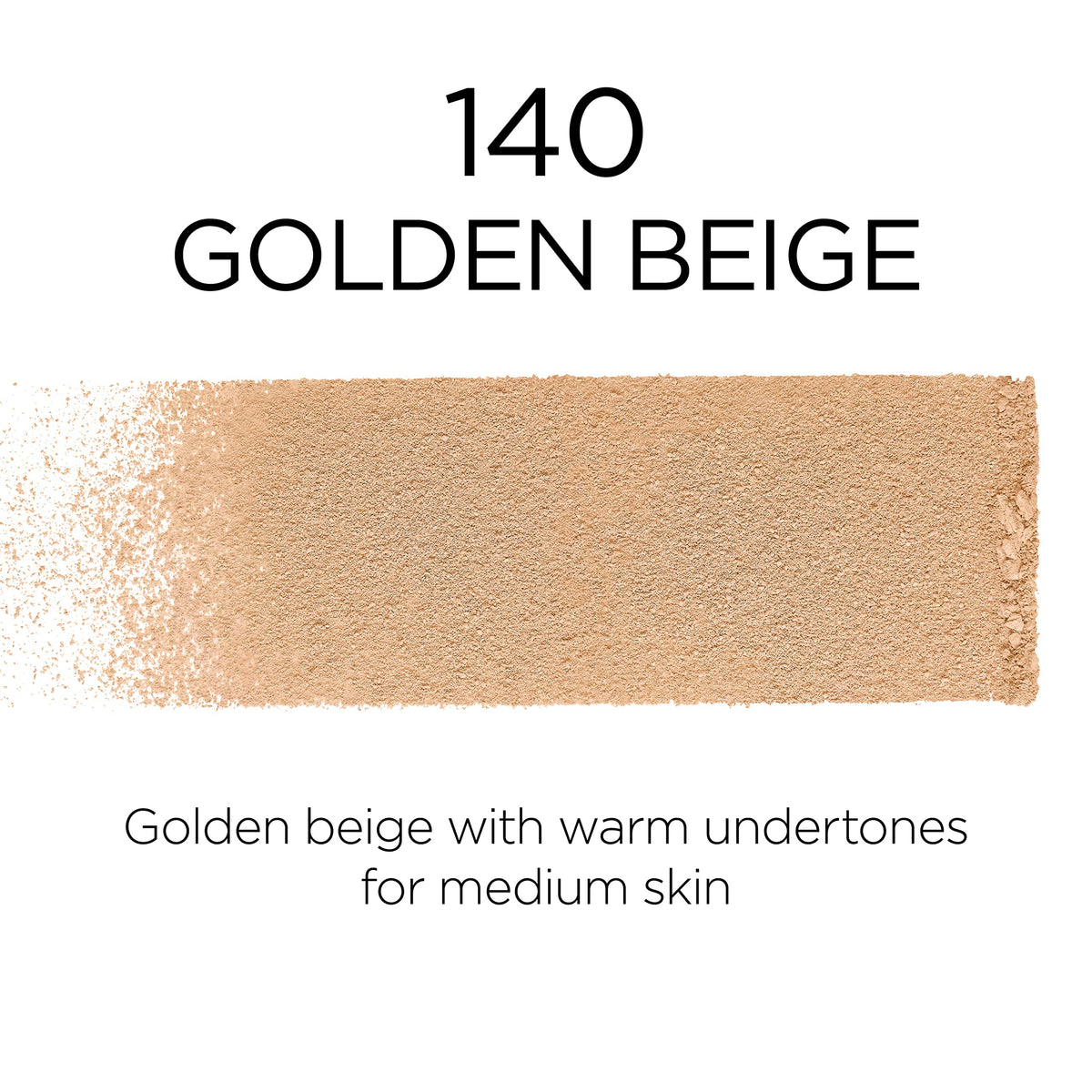 L'Oreal Paris close-up of powder pan texture, highlighting smooth blendable finish