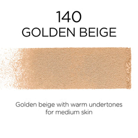 L'Oreal Paris close-up of powder pan texture, highlighting smooth blendable finish
