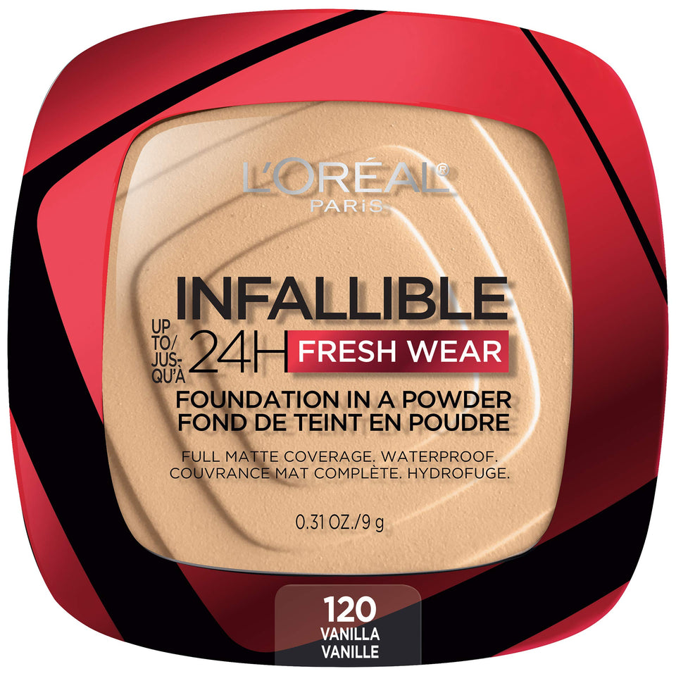 L'Oréal Paris front compact view showing brand and product for convenient carry
