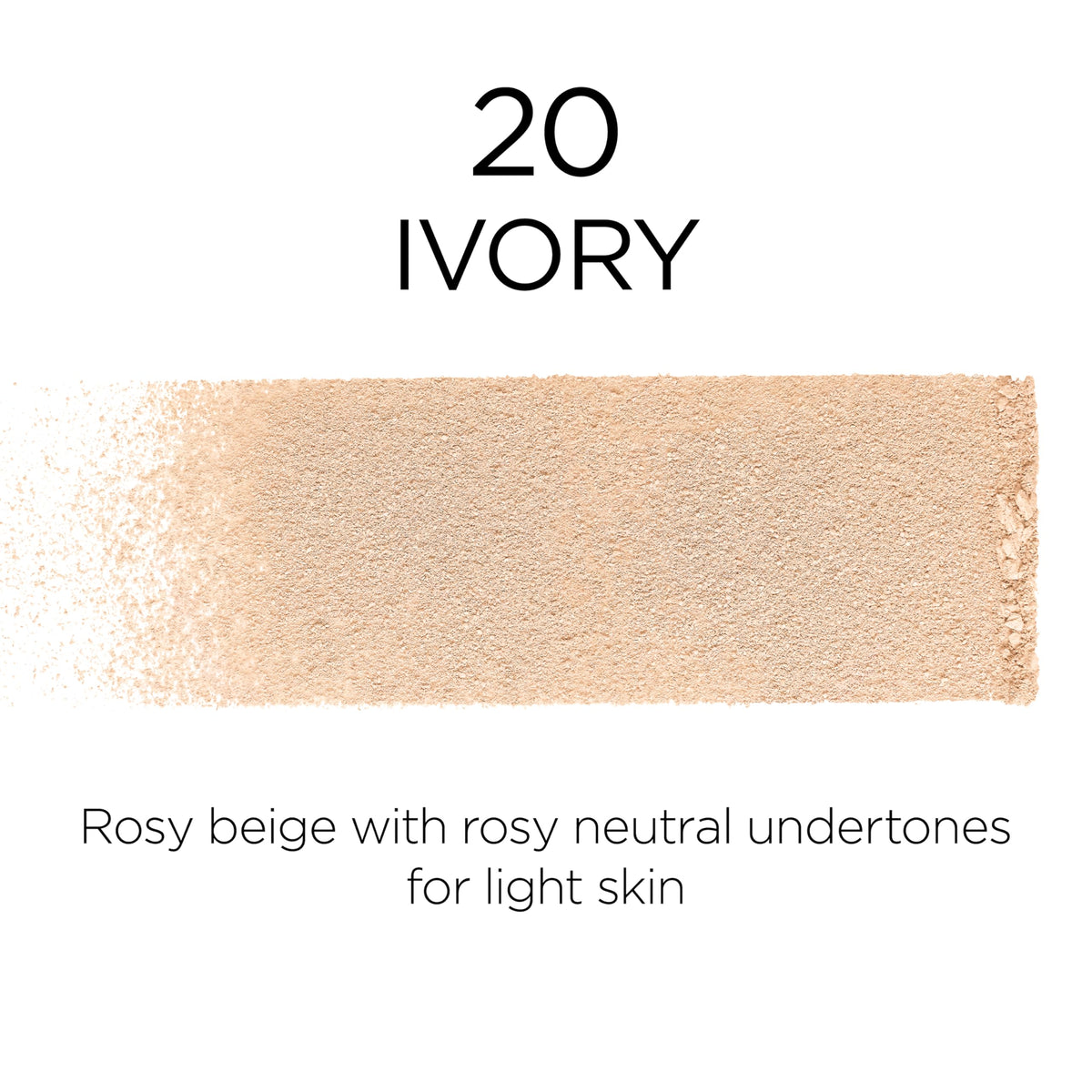 L'Oreal Paris open compact showing weightless powder texture and smooth finish
