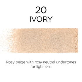 L'Oreal Paris open compact showing weightless powder texture and smooth finish