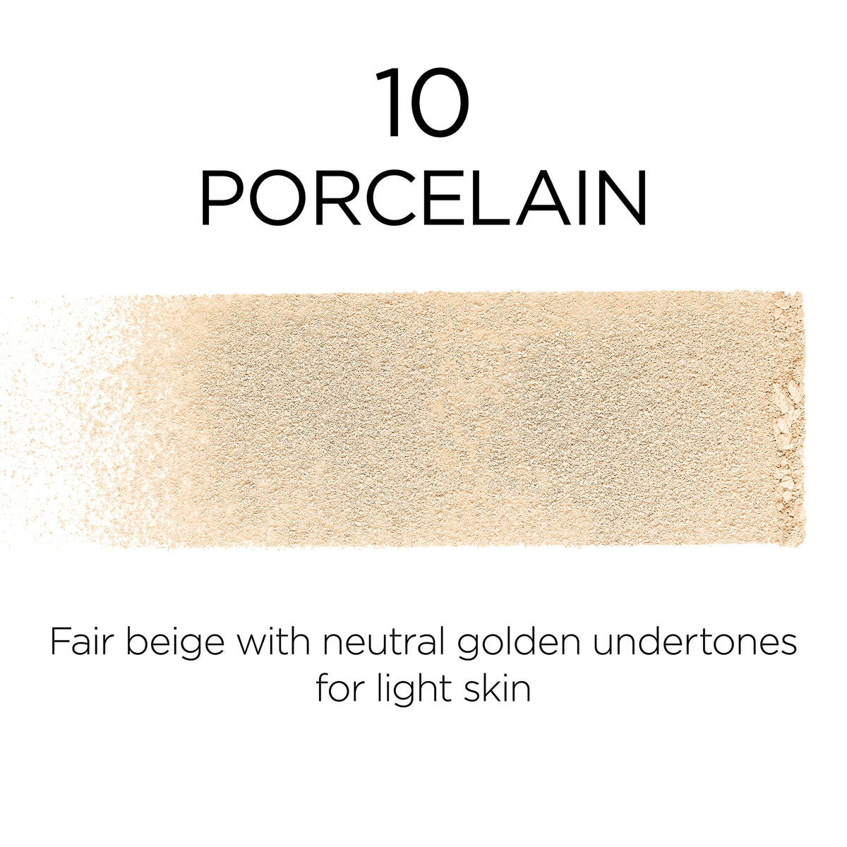 L'Oreal Paris powder texture close-up highlighting smooth blurring finish