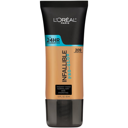 L'Oreal Paris front bottle showing shade label and sleek packaging benefit