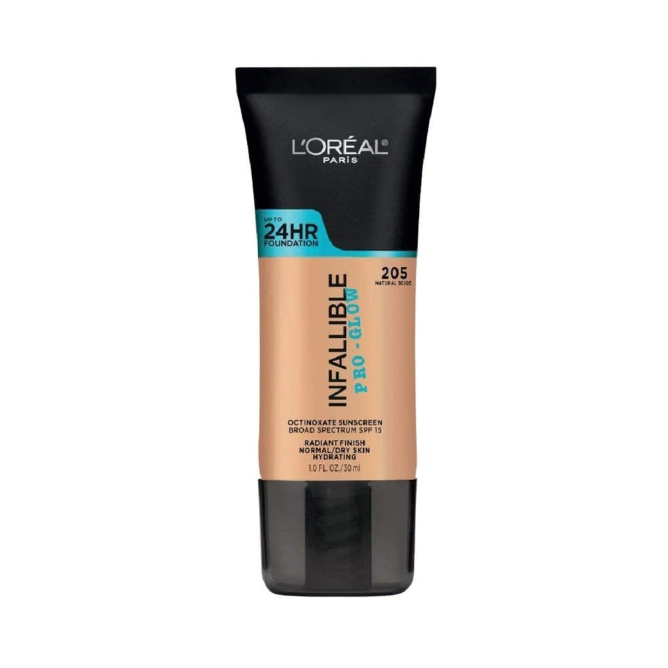 L'Oreal Paris front packaging showing product and shade, highlighting longwear benefit