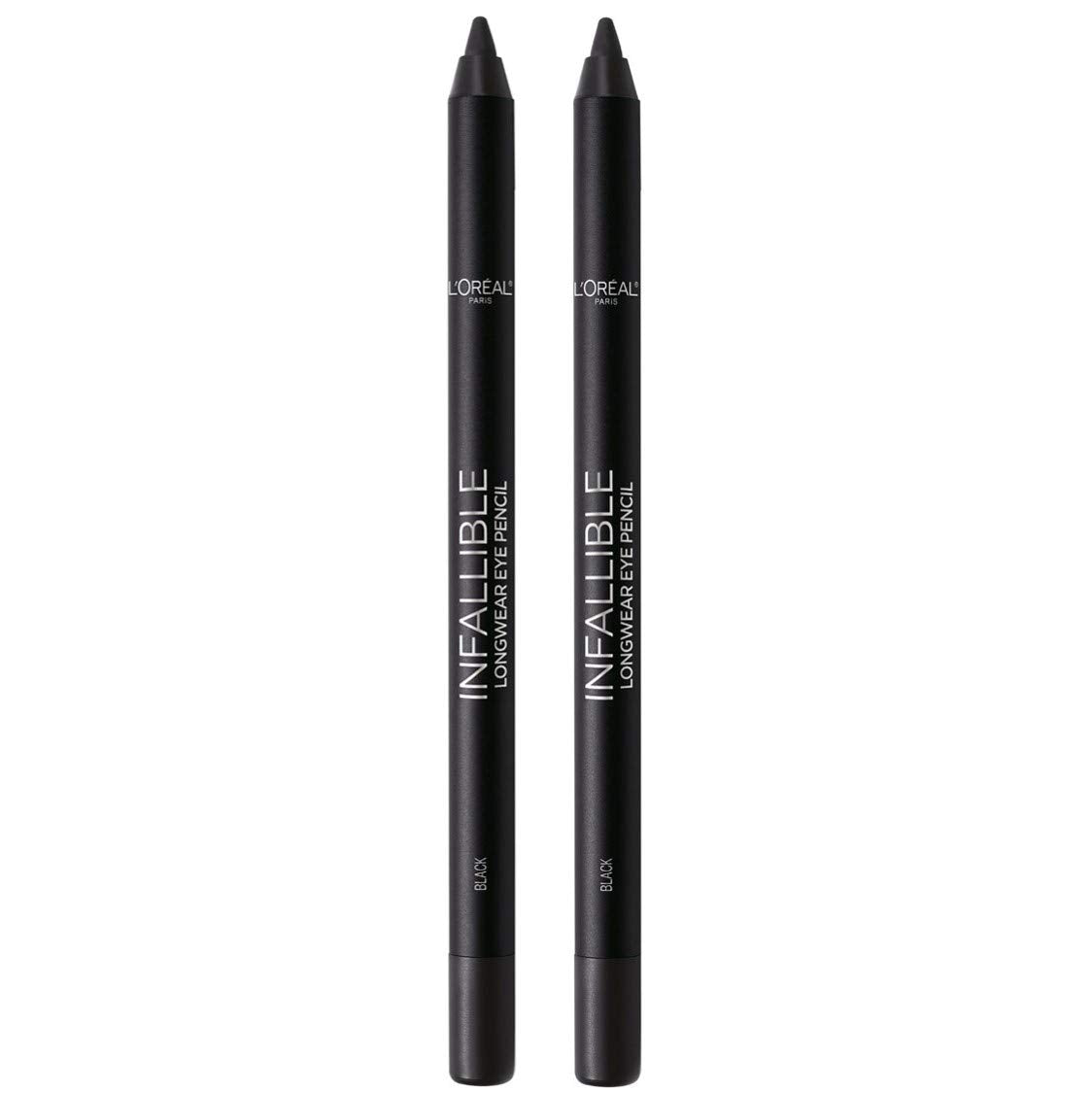 L'Oreal Paris pencil front packaging showing two eyeliners and product name, clear purchase view