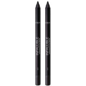 L'Oreal Paris pencil front packaging showing two eyeliners and product name, clear purchase view